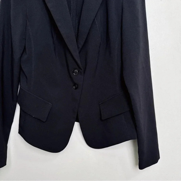 Joseph Ribkoff  Womens 8 Stretch Button Jersey Career Blazer In Black - Picture 7 of 14